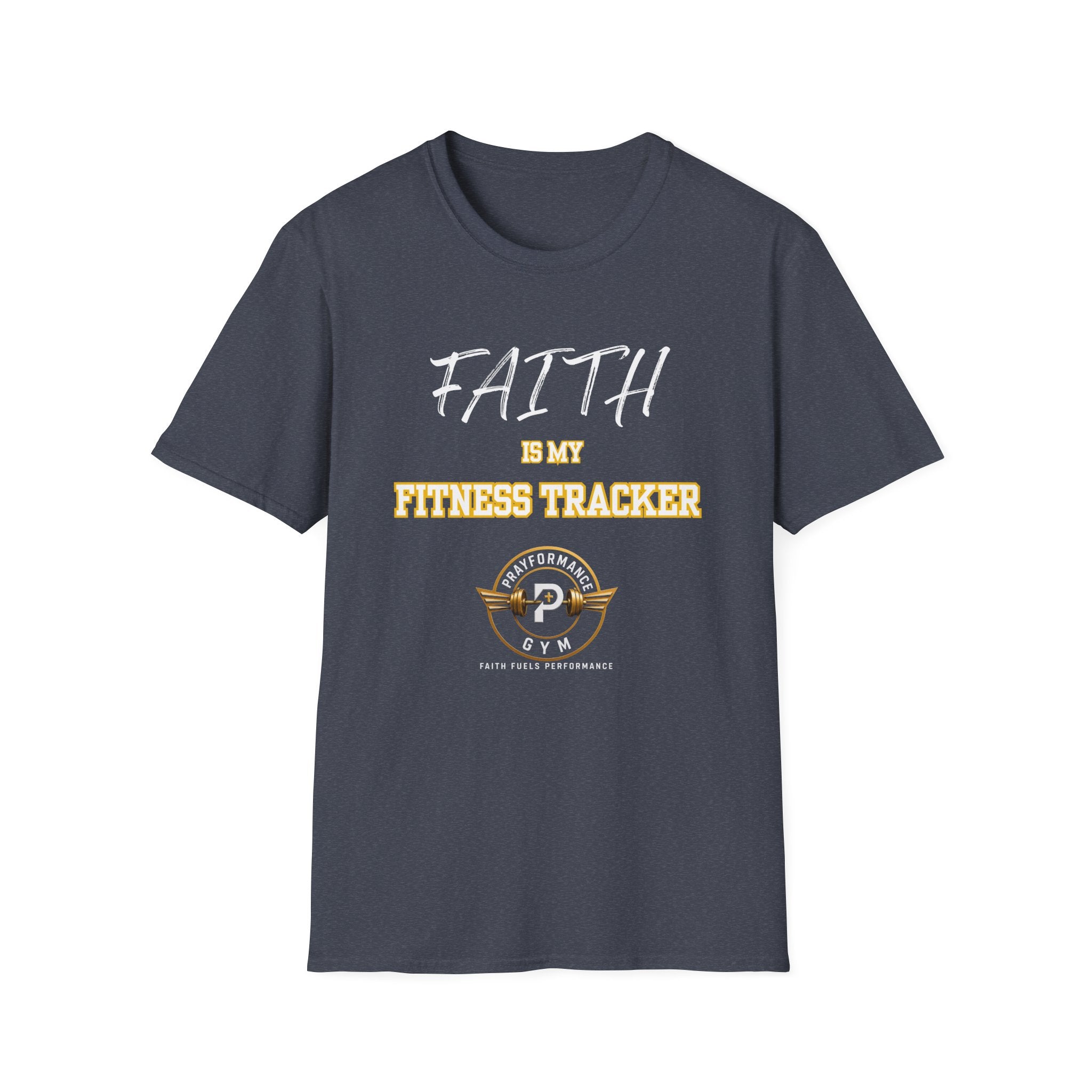 Faith is my Fitness Tracker Unisex Softstyle T-Shirt