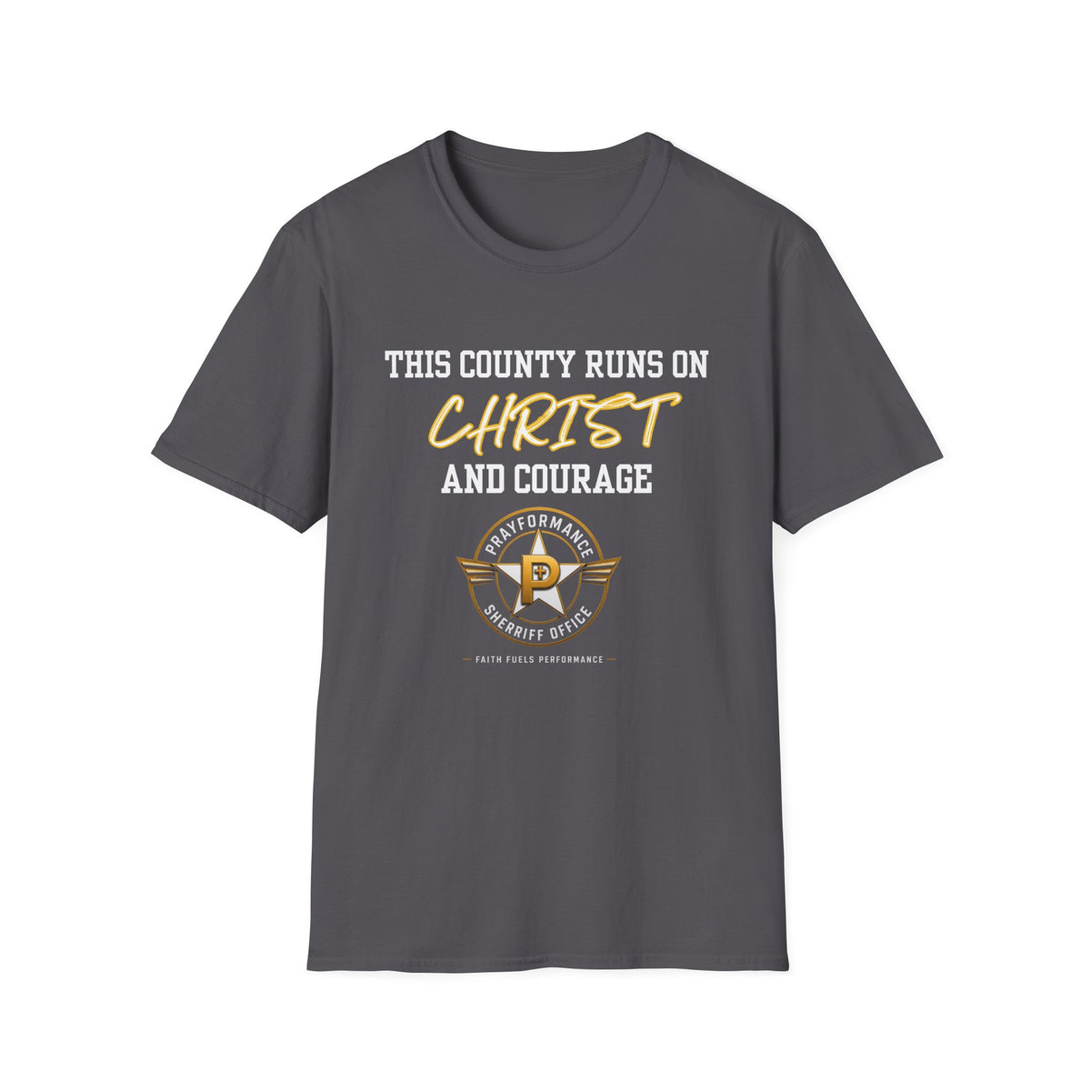 CHRIST AND COURAGE Unisex Softstyle T-Shirt